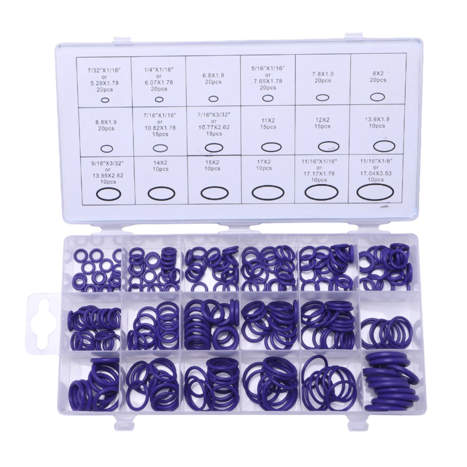 270pcs Car A/C O-Rings