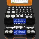 148 PCS JIC and ORFS Hydraulic Fitting