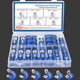 52pcs P Clips Hose Clamp