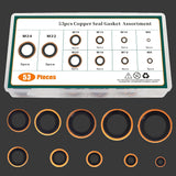 53PCS Copper Metric Bonded Seal Dowty Washer