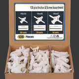 130 PCS Anchor & Screw