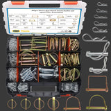 202PCS Hitch Pins Clip Pins, Linch and PTO Pins Attachments