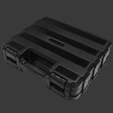 Tools Organizer Box Small Parts Storage Box 50-Compartment Double Side Hardware Organizers with Removable Plastic Dividers Black