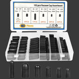 102pcs Rubber Vacuum Caps Assortment Kit
