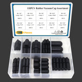 118pcs Rubber Vacuum Caps Assortment Kit