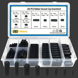 202pcs Rubber Vacuum Caps Assortment Kit