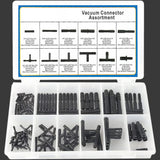 113PCS Automotive Vacuum Tubing Connector Assortment Kit